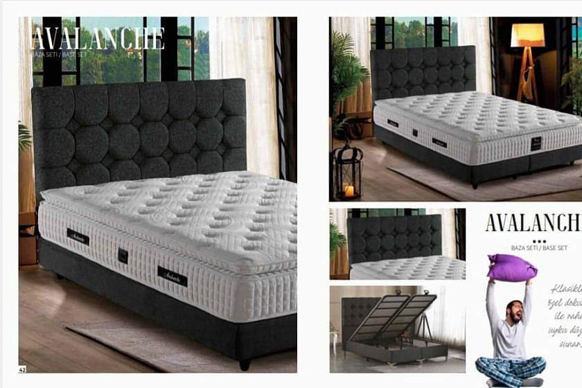 Avalanche Set (baza,baslık,yatak) 150 x 200 ölçü.