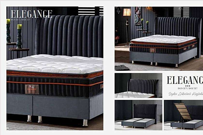 Elegance Set (baza,baslık,yatak) 150 x 200 ölçü