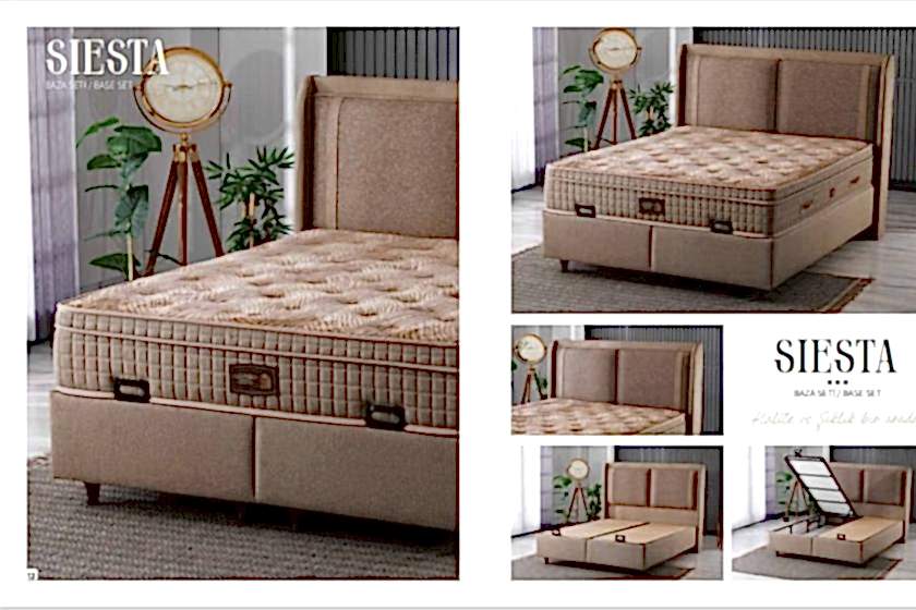 Siesta set (baza,baslık,yatak) 150 x 200 ölçü